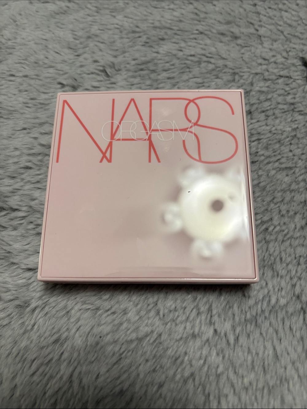 NARS Orgasm Blush Compact - Light Pink with Coral Logo